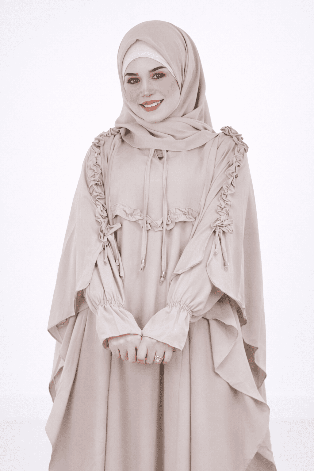 Islamic women's set in beige color, standard size